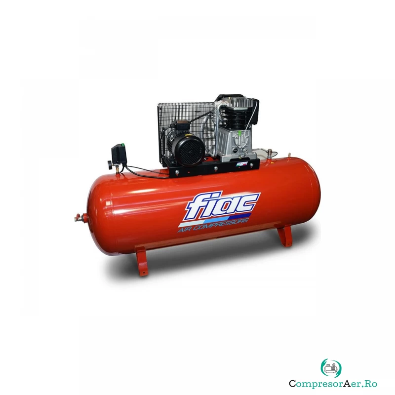 Compresor de aer cu piston trifazat, FIAC Professional Italia, tip AB500/998TF, 380V,rezervor 500l, debit 830l/min, 15 bar, ungere cu ulei