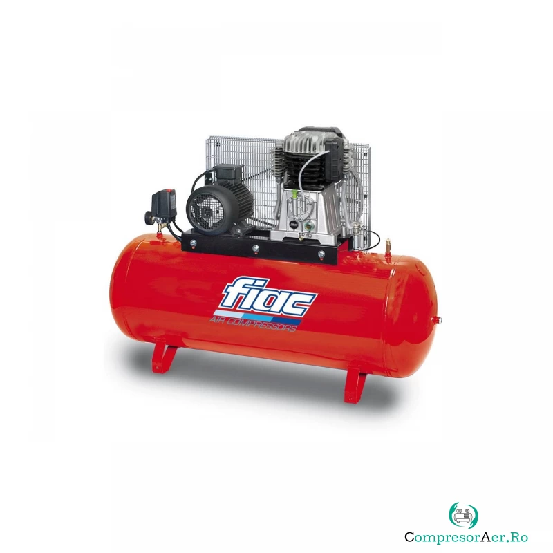 Compresor de aer cu piston trifazat, FIAC Professional Italia, tip AB300/808F, 380V, rezervor 270l, debit 790l/min, 10 bar, ungere cu ulei